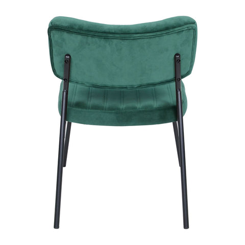 Marilane Velvet Accent Chair With Metal Frame Set of 2