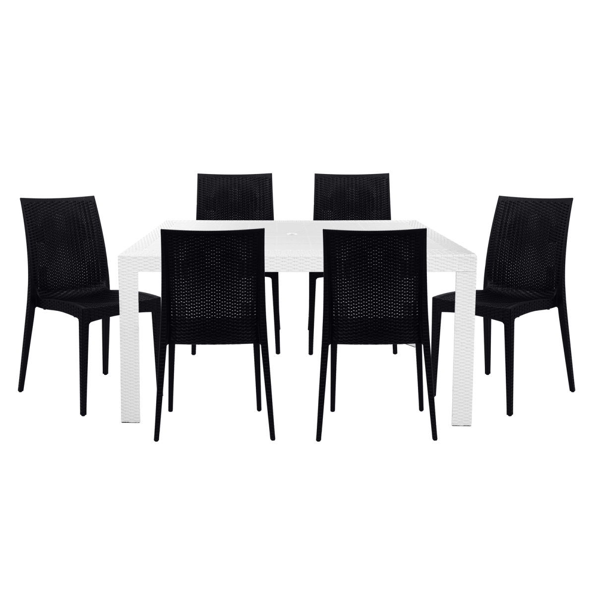 Mace Mid - Century 7 - Piece Outdoor Dining Set