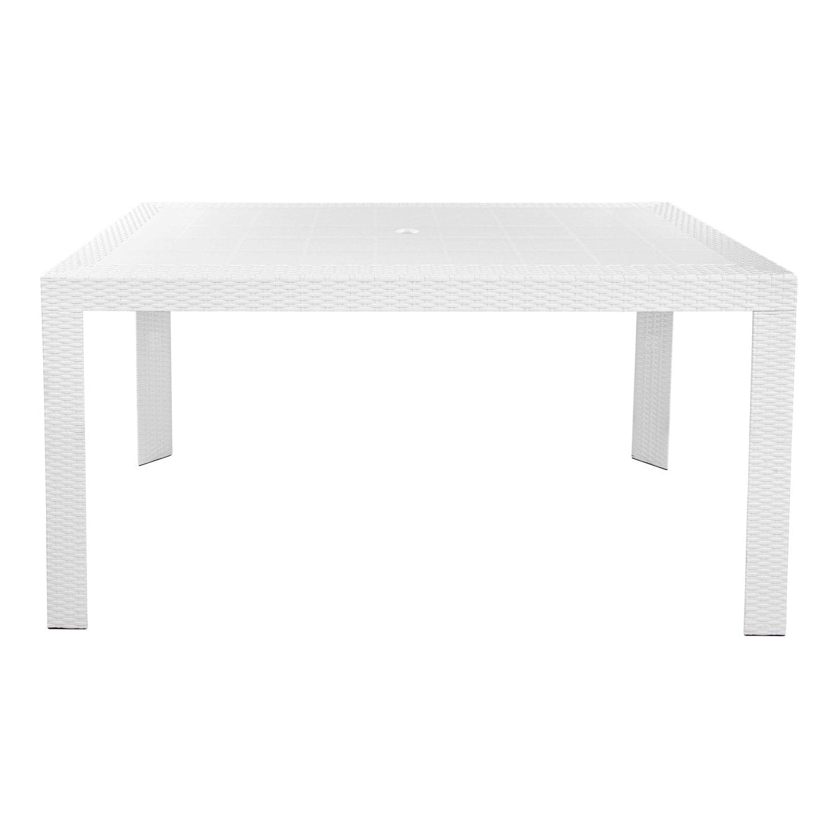 Mace Weave Design Square/Rectangular Dining Table in Polypropylene Plastic