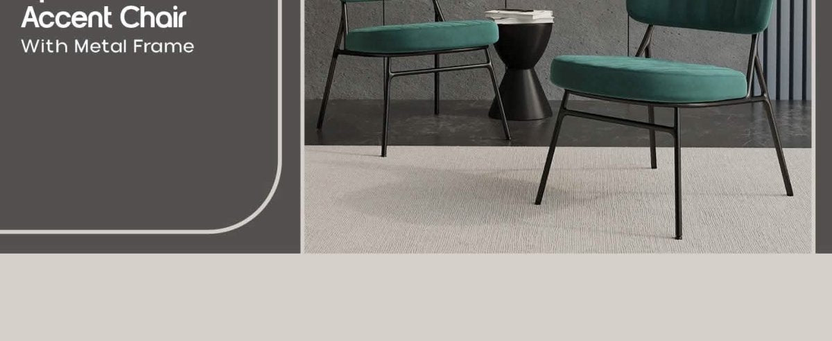 Marilane Upholstered Velvet Accent Chair With Metal Frame