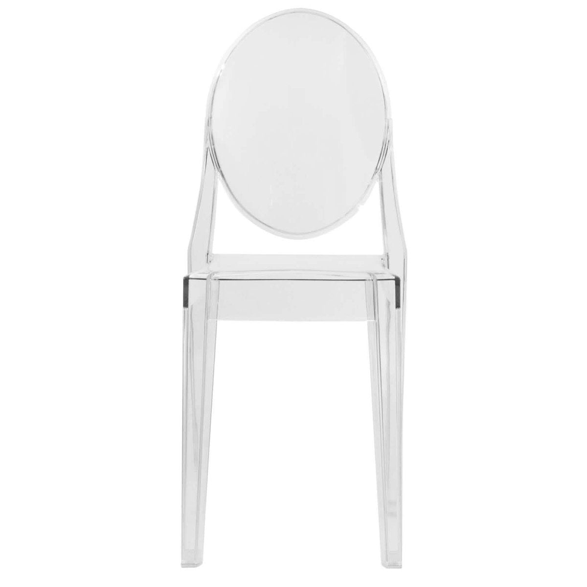 Marion Modern Transparent Acrylic Dining Chair, Set of 2