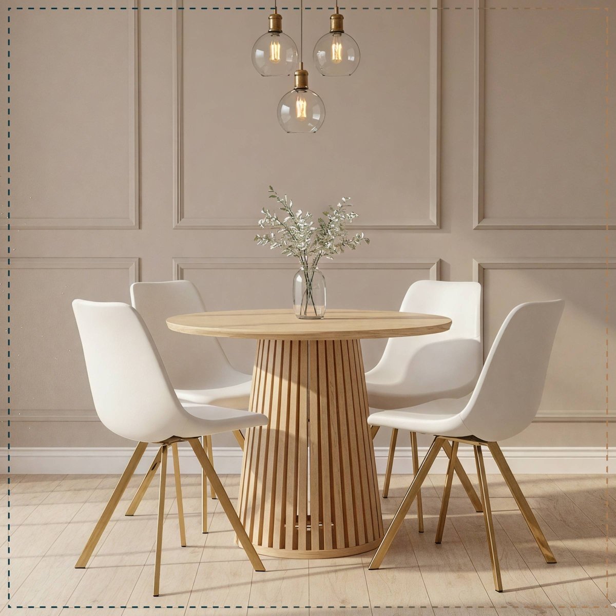 Markley Leather Dining Chair With Black/Gold Metal Legs Gold White Dining Chair Leisuremod