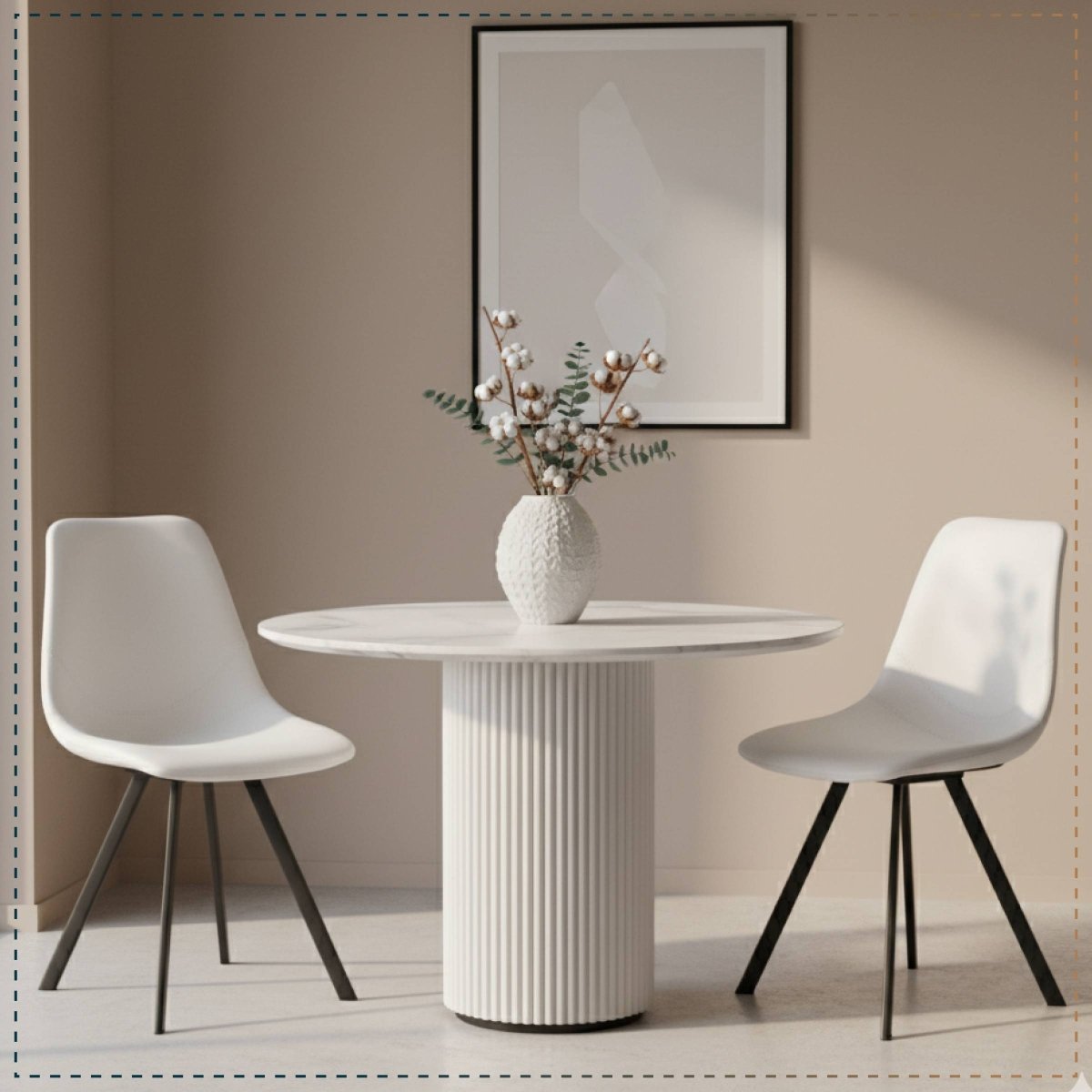 Markley Leather Dining Chair With Black/Gold Metal Legs Black White Dining Chair Leisuremod