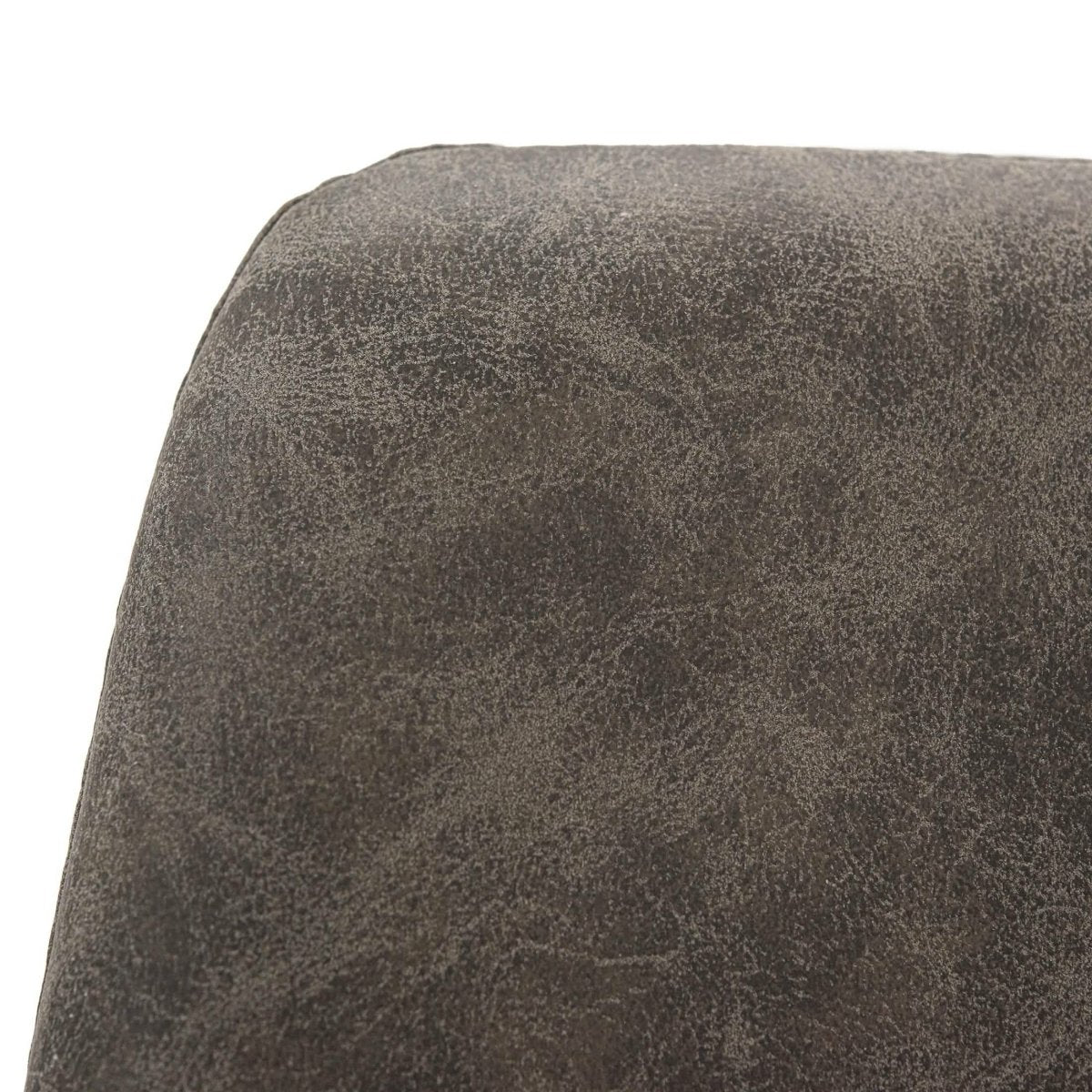 Markley Leather Dining Chair With Black/Gold Metal Legs Gold Grey Dining Chair Leisuremod