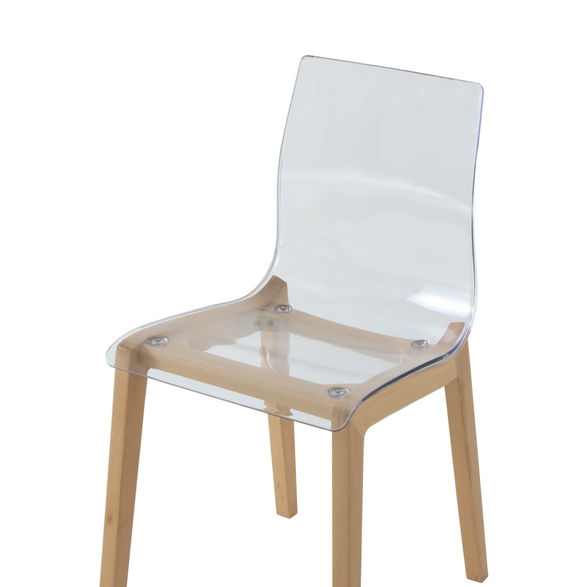 Marsden Modern Dining Side Chair With Beech Wood Legs