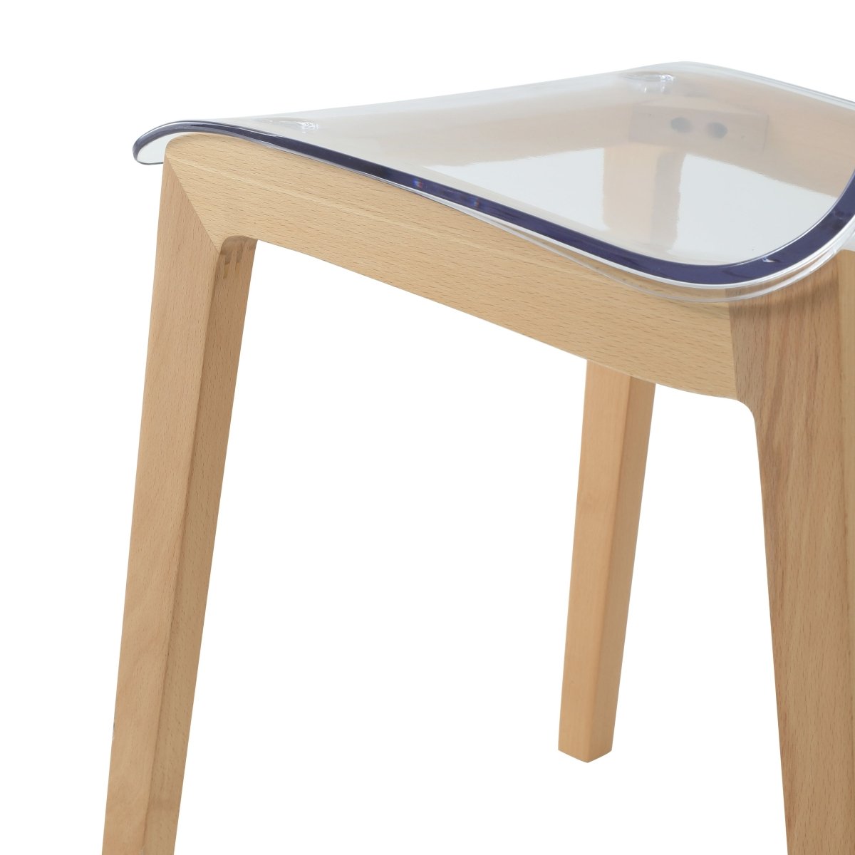 Marsden Modern Dining Side Chair With Beech Wood Legs