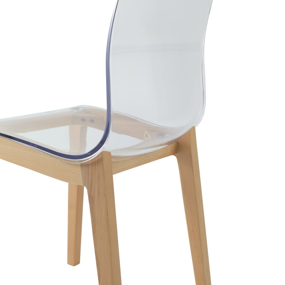Marsden Modern Dining Side Chair With Beech Wood Legs