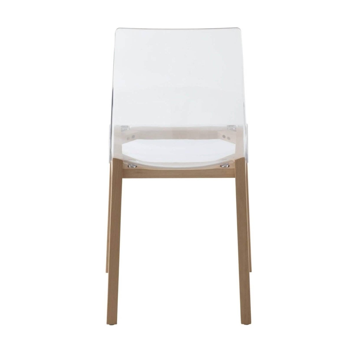 Marsden Modern Dining Side Chair with Beech Wood Legs, Set of 2