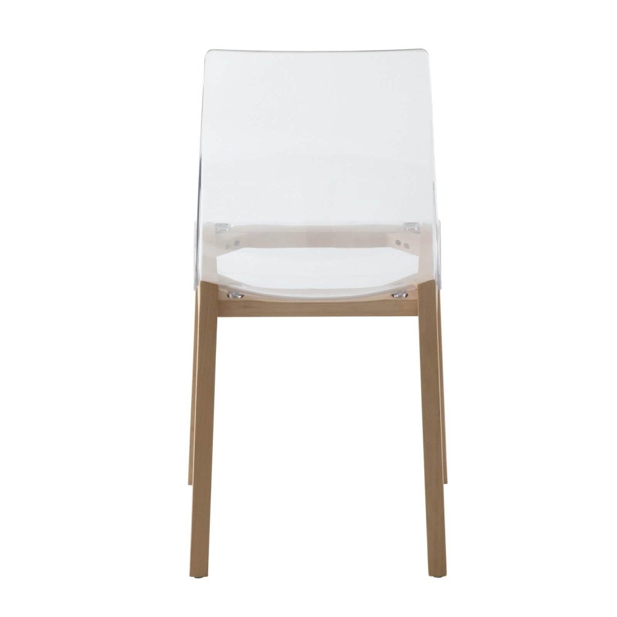 Marsden Modern Dining Side Chair with Beech Wood Legs, Set of 2