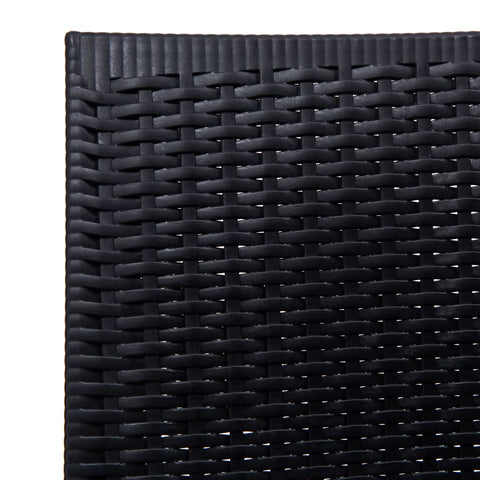 Mace Patio Outdoor Dining Chair with Weave Design in Polypropylene