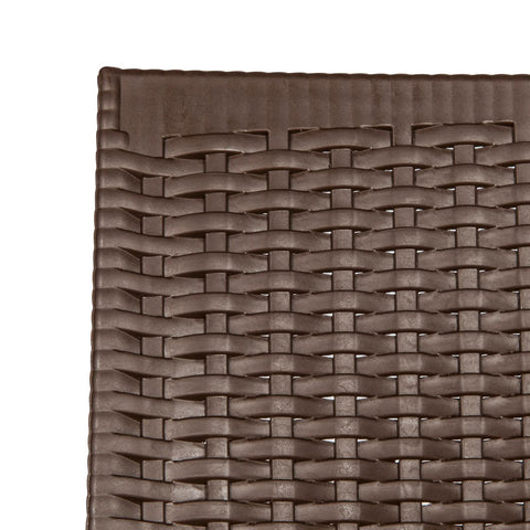 Mace Patio Outdoor Dining Chair with Weave Design in Polypropylene