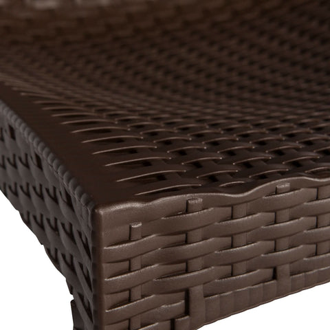Mace Patio Outdoor Dining Chair with Weave Design in Polypropylene