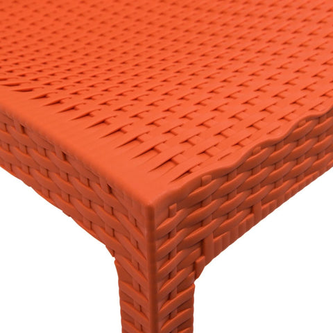 Mace Patio Outdoor Dining Chair with Weave Design in Polypropylene