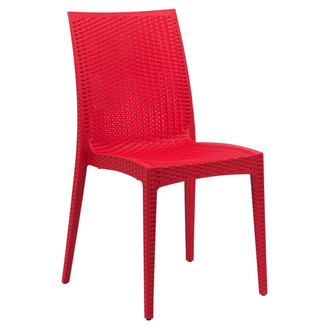 Mace Patio Outdoor Dining Chair with Weave Design in Polypropylene