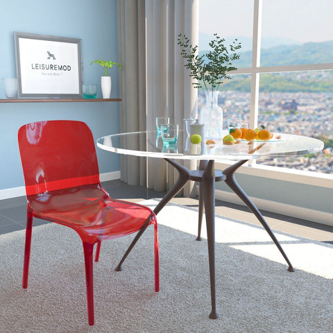 Murray Stackable Dining Side Chair in Plastic