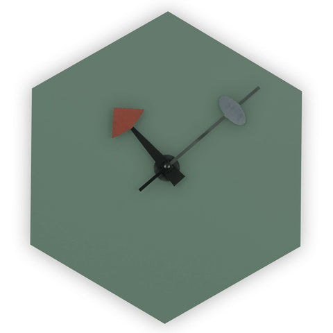 Manchester Modern hexagon Silent Non-Ticking Wall Clock
