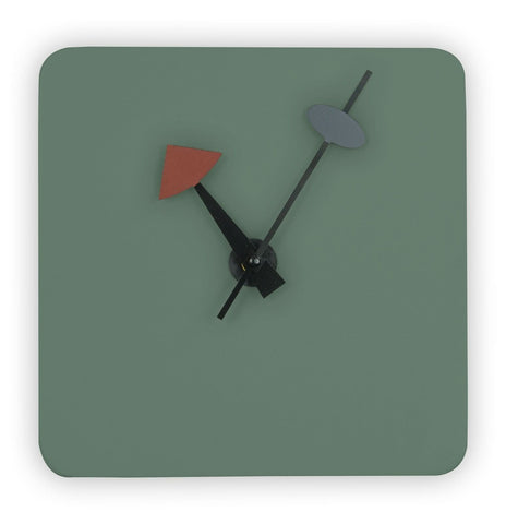 Manchester Modern Square Silent Non-Ticking Wall Clock