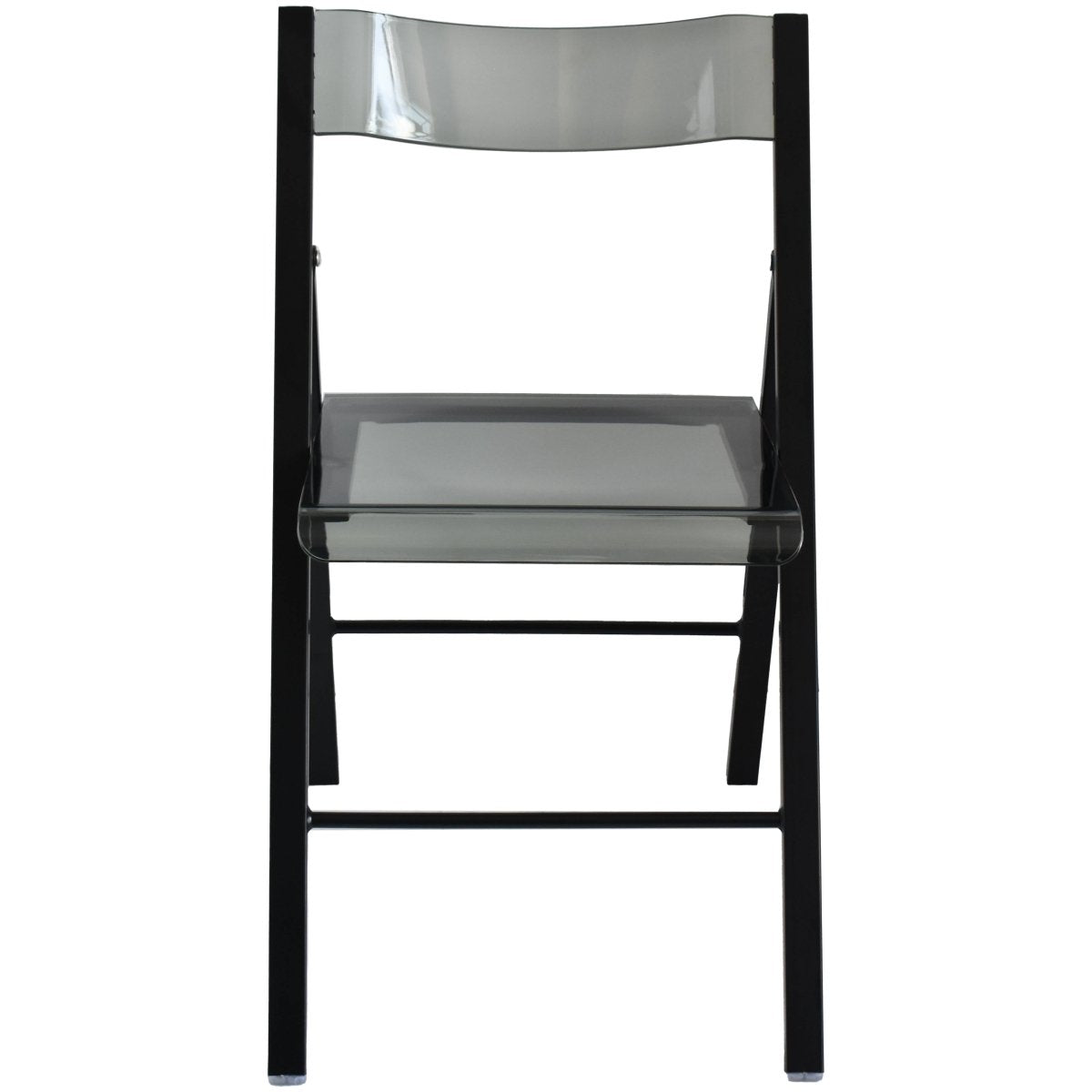 Menno Folding Dining Chair in Gold/Silver/Black Stainless Steel Frame and Base