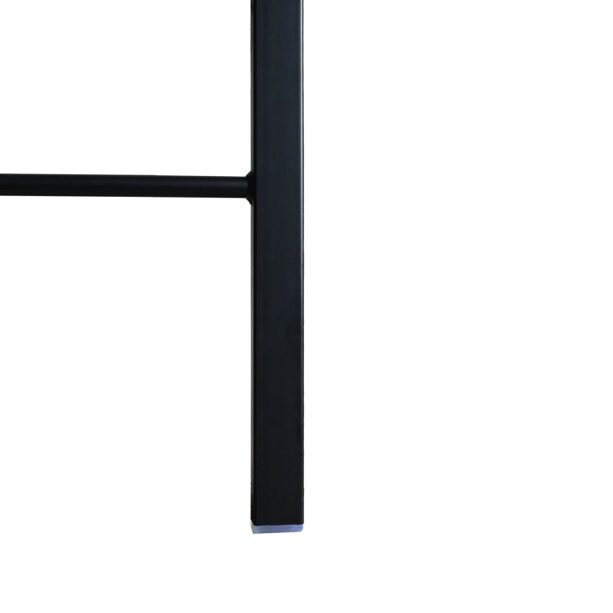 Menno Modern Acrylic Folding Chair with Stainless Steel Frame Set of 4
