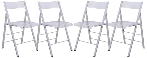 Menno Modern Acrylic Folding Chair