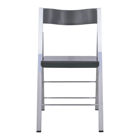 Menno Modern Acrylic Folding Chair Set of 2