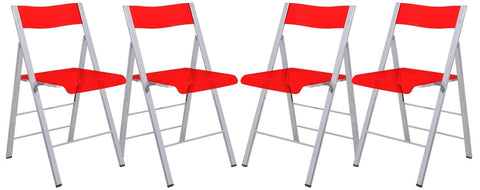 Menno Modern Acrylic Folding Chair