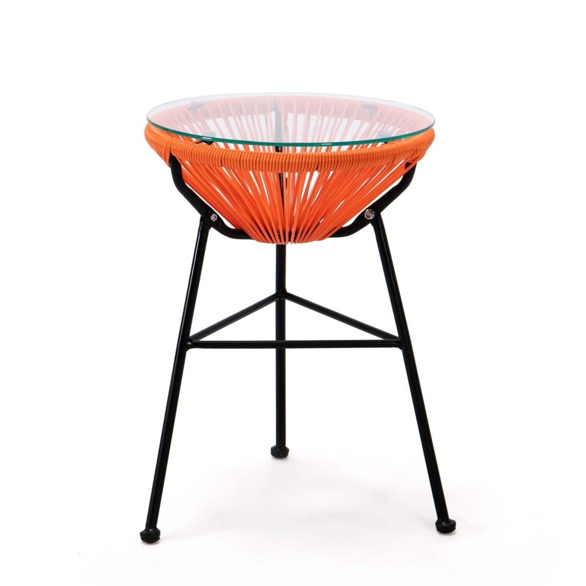 Montara 3 Piece Outdoor Lounge Patio Chairs With Glass Top Table