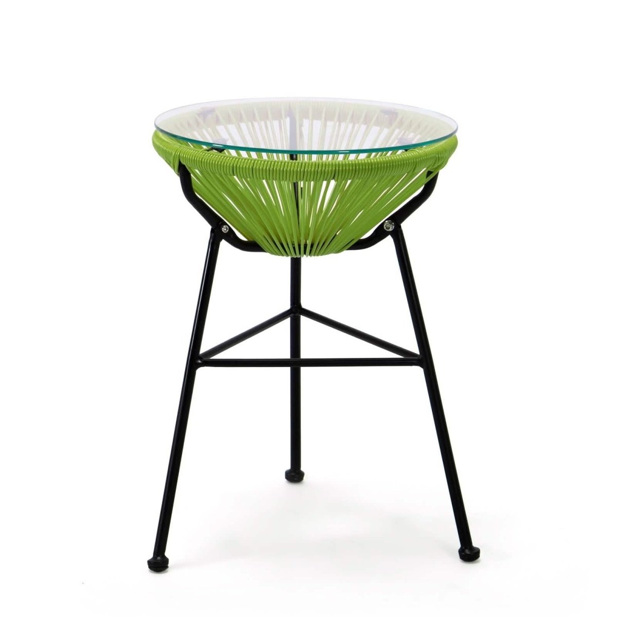 Montara 3 Piece Outdoor Lounge Patio Chairs With Glass Top Table