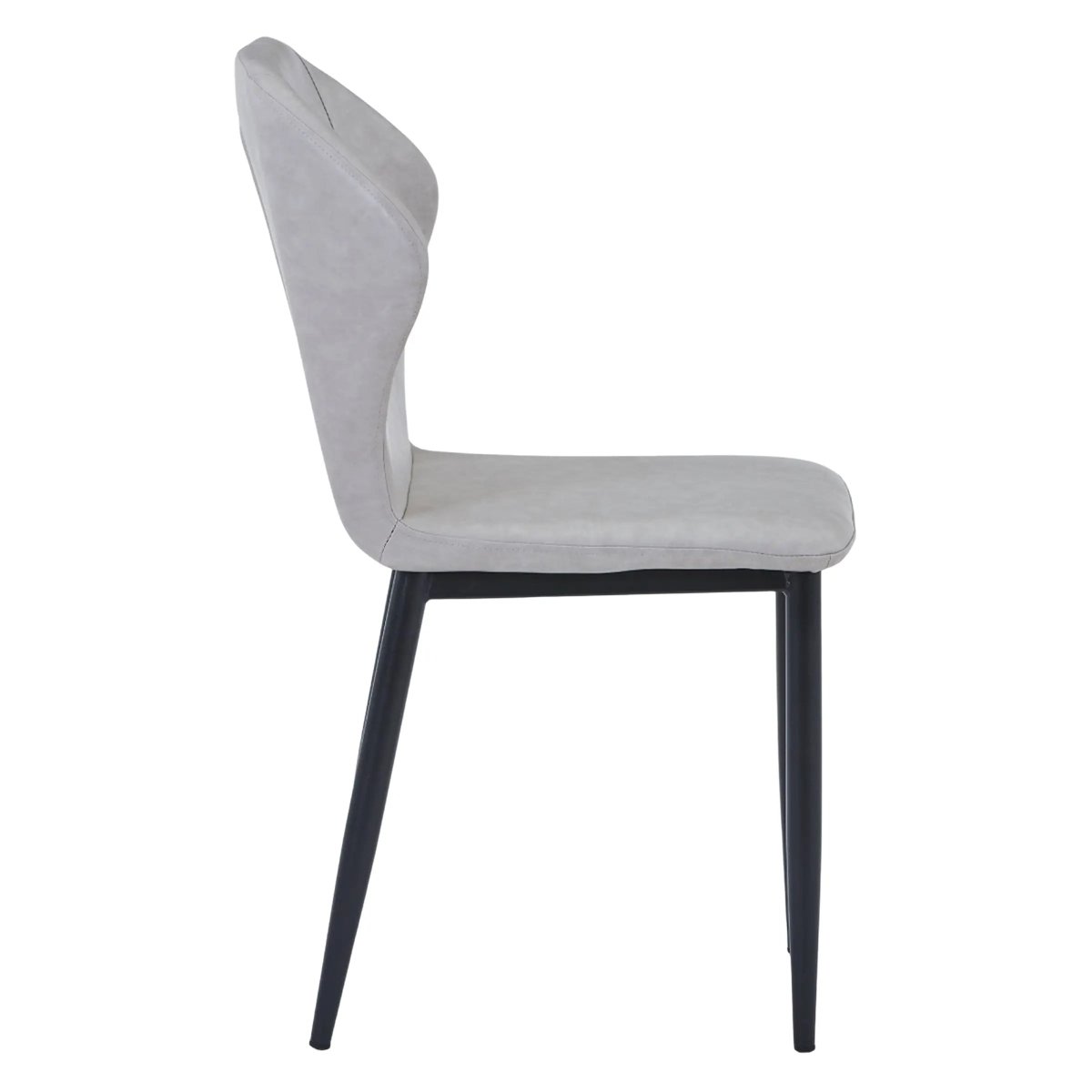 Mosaic Modern Dining Chair Upholstered Fabric Accent Chair with Curved Back
