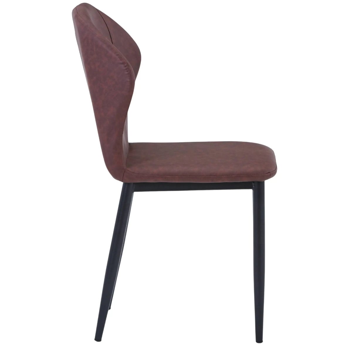 Mosaic Modern Dining Chair Upholstered Fabric Accent Chair with Curved Back