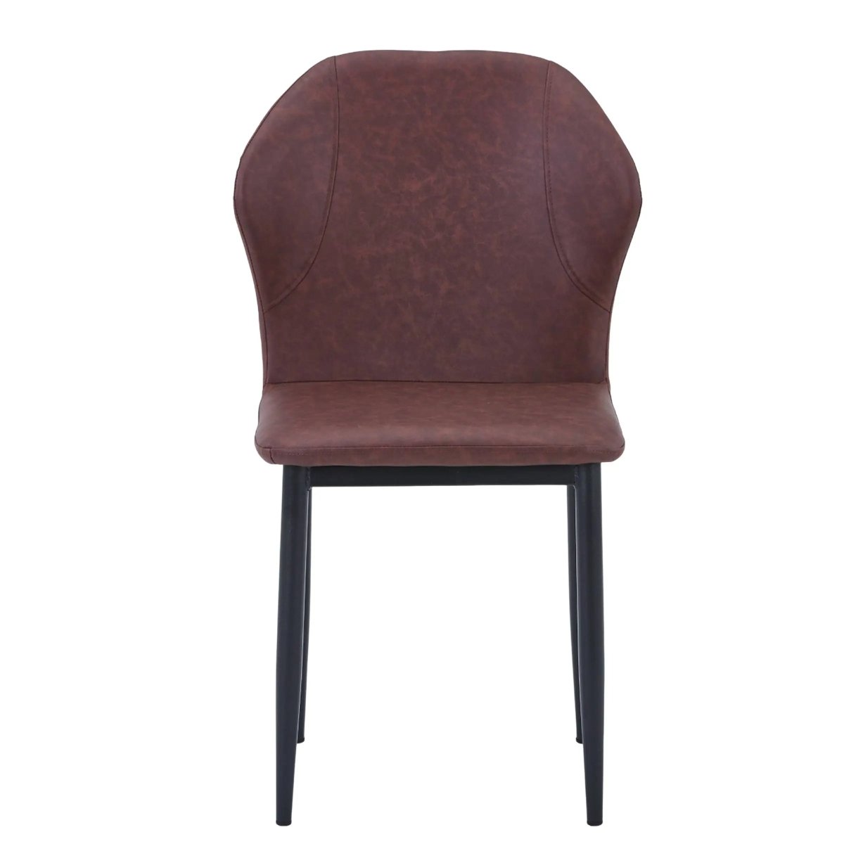 Mosaic Modern Dining Chair Upholstered Fabric Accent Chair with Curved Back