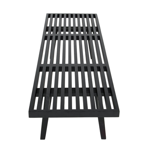 Inwood 5 Feet Platform Bench with Rubberwood Frame and Beech Wood Legs