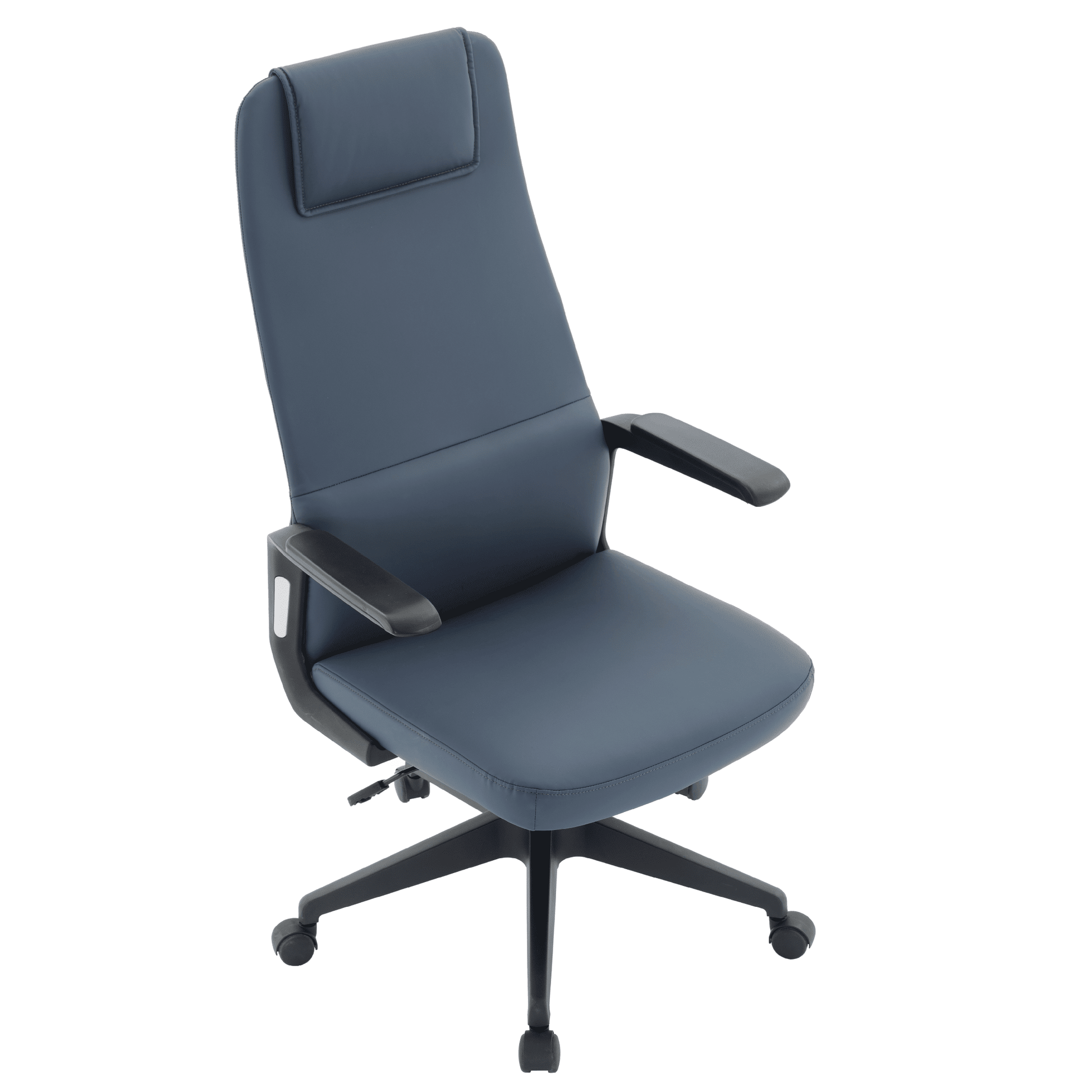 Nexa High - Back Conference Office Chair in Leather/Polyester Adjustable Height Swivel and Tilt