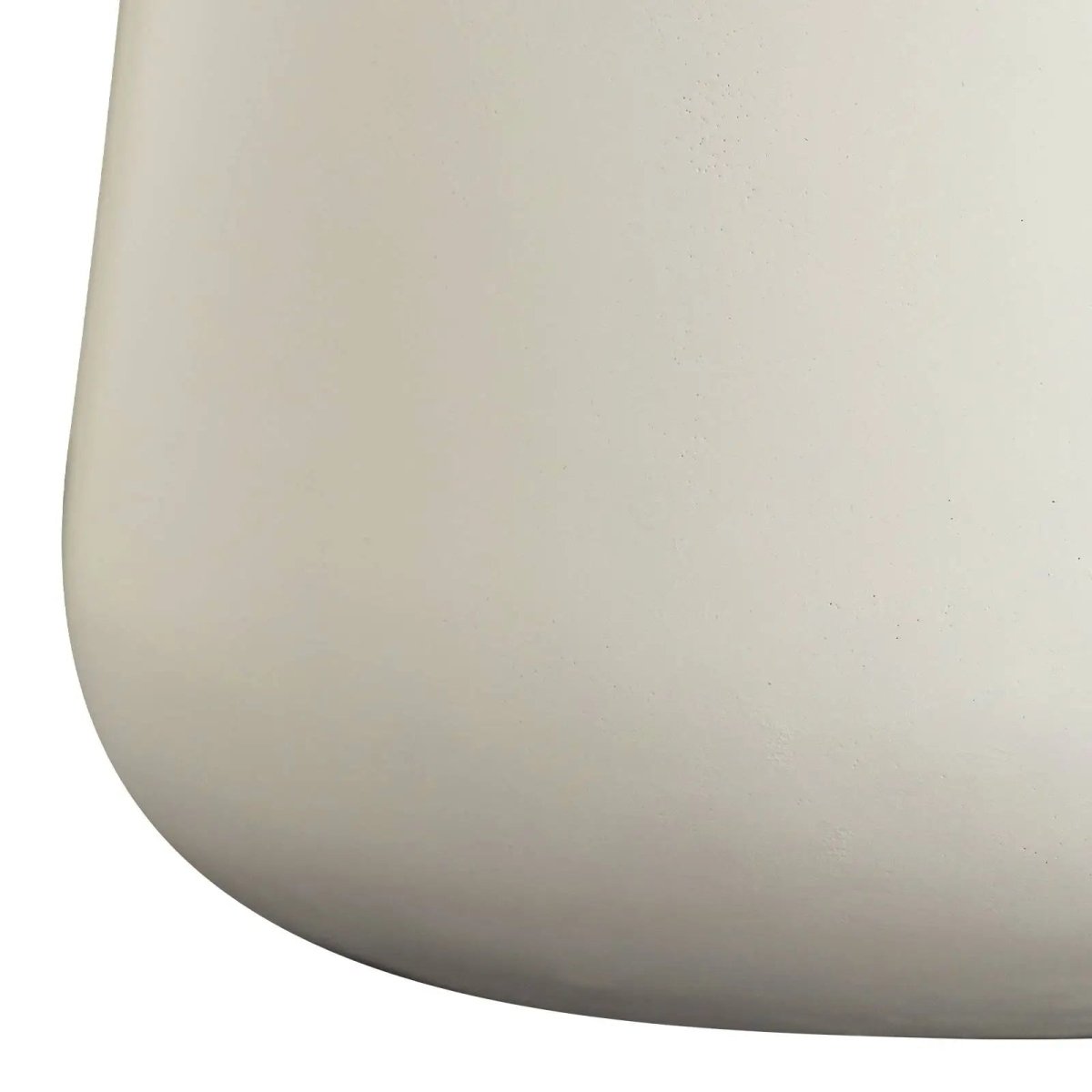 Orunel Modern Round Fiberstone Side Table with Hidden Storage – Indoor Outdoor Accent Table