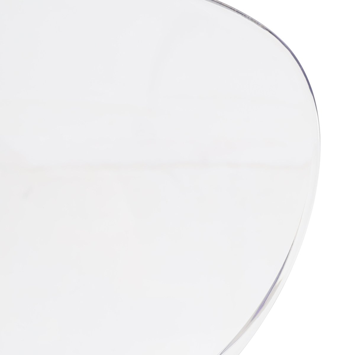 Oyster Modern Stackable Dining Side Chair with Chrome/White/Black Stainless Steel Legs