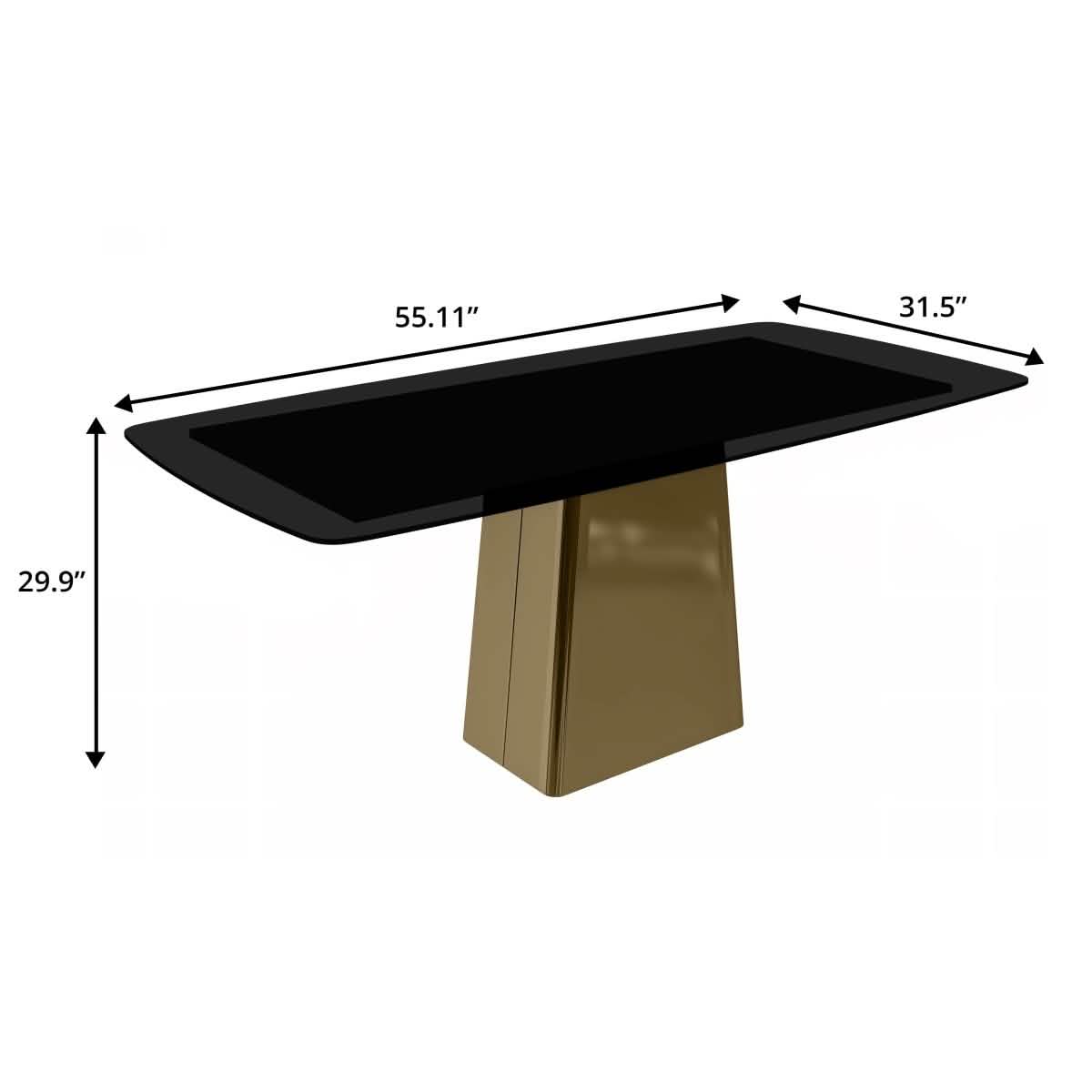 Quinix 7 - Piece Dining Set with Rectangular Glass Dining Table and 6 Upholstered Dining Arm Chairs