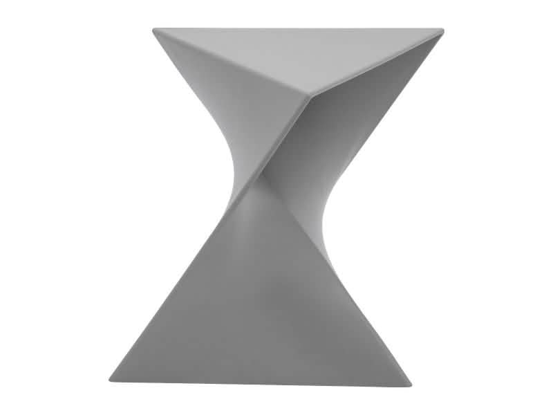 Randolph Triangular Accent Side Table in ABS/PC Plastic