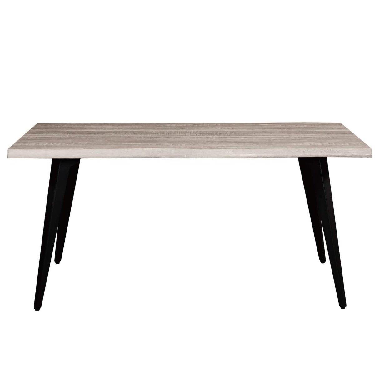 Ravenna 63" Rectangular Dining Table With MDF Tabletop and Metal Legs