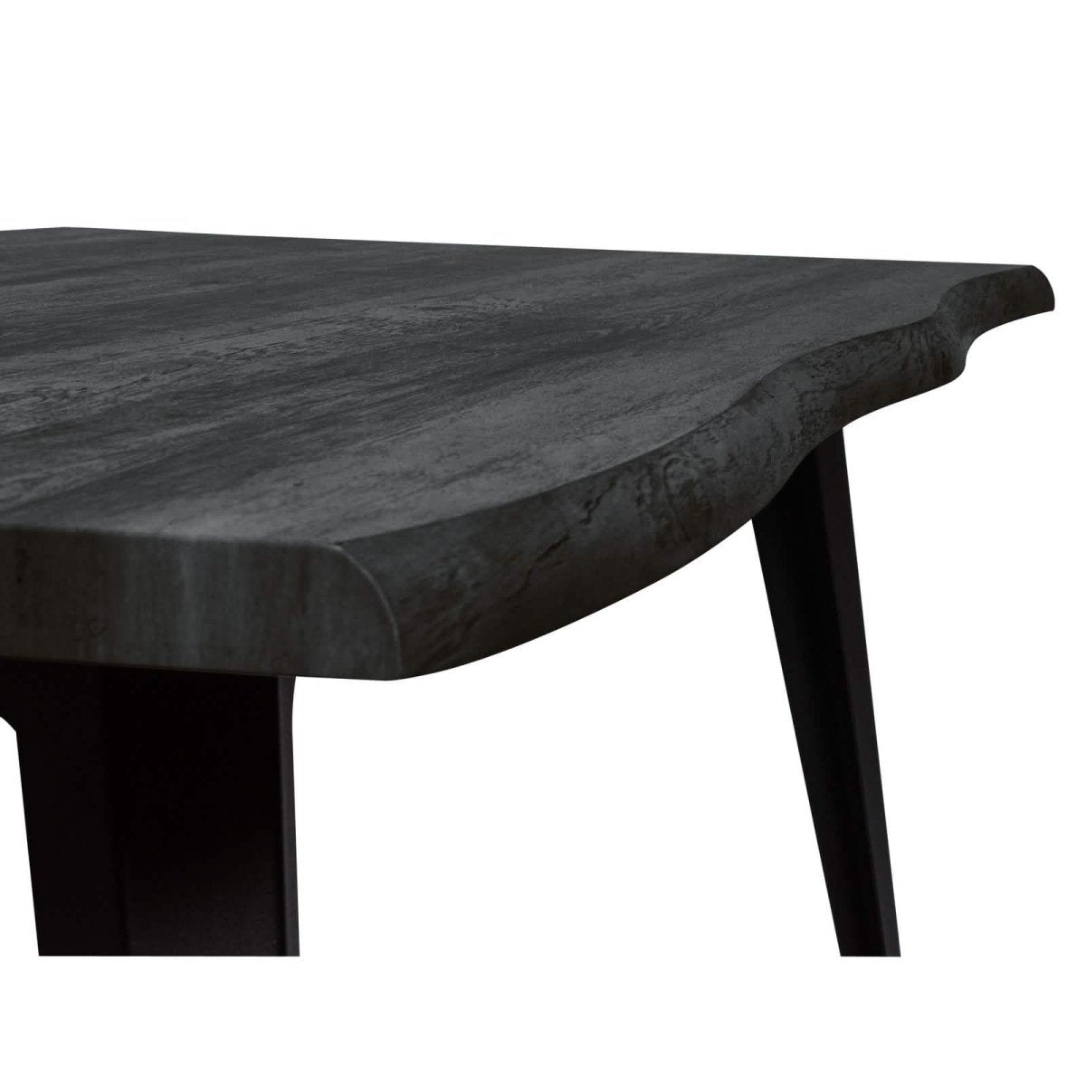 Ravenna 63" Rectangular Dining Table With MDF Tabletop and Metal Legs