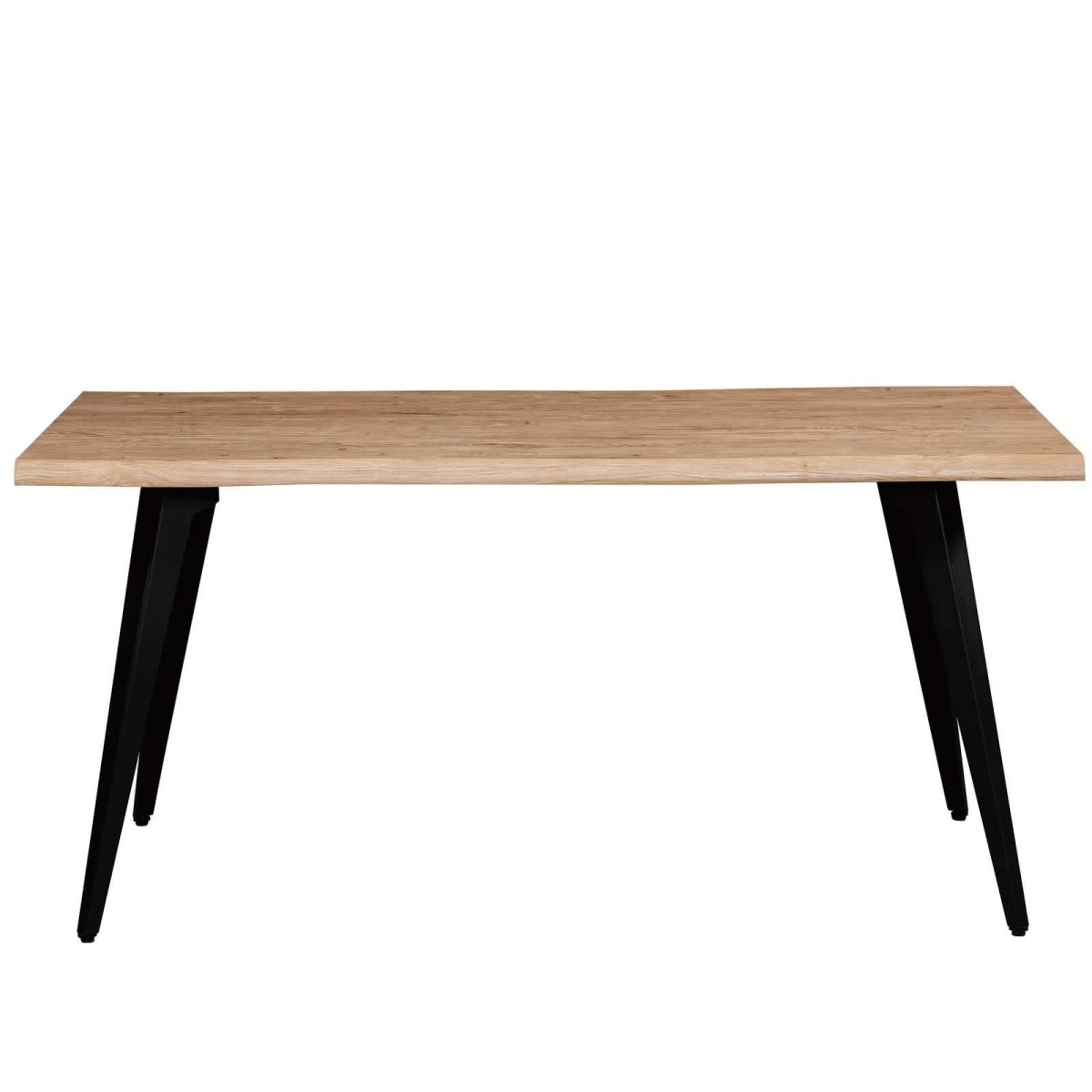 Ravenna 63" Rectangular Dining Table With MDF Tabletop and Metal Legs