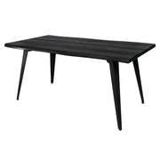 Ravenna 63" Rectangular Dining Table With MDF Tabletop and Metal Legs