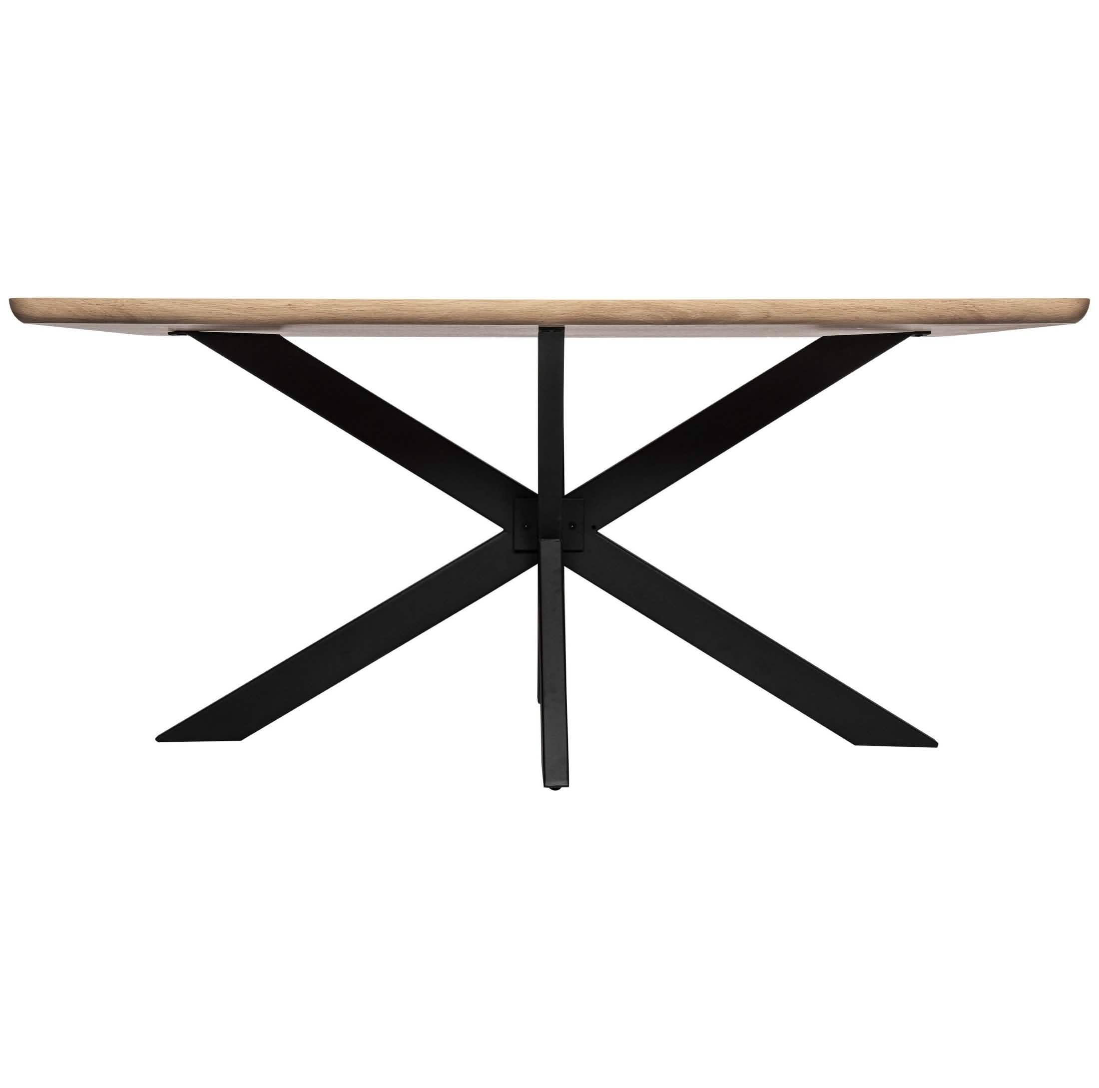 Ravenna 69" Rectangular Wood Dining Table with 6 Euston Wicker Dining Chairs