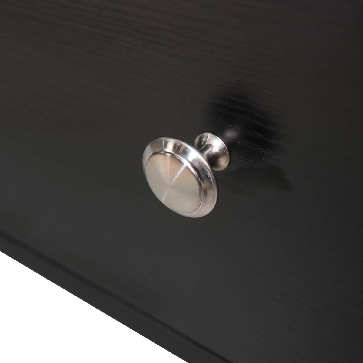 Rochester Modern Rectangular TV Stand: Enclosed Storage & Powder - Coated Iron Legs