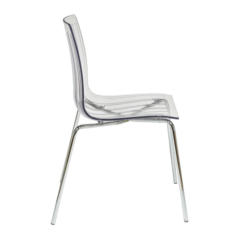 Ralph Dining Chair in Clear Set of 4