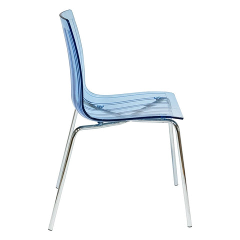 Ralph Dining Chair in Clear Set of 4