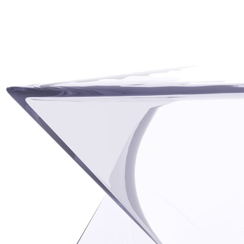 Randolph Triangular Accent Side Table in ABS/PC Plastic