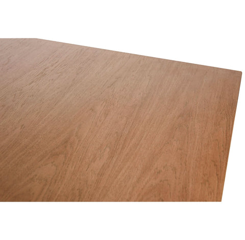 Ravenna 63" Rectangular Dining Table With MDF Tabletop and Metal Y-Shaped Joint Legs