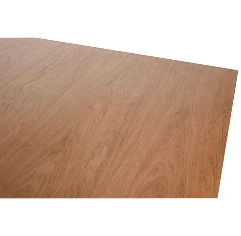 Ravenna 63" Rectangular Dining Table With MDF Tabletop and Metal Y-Shaped Joint Legs