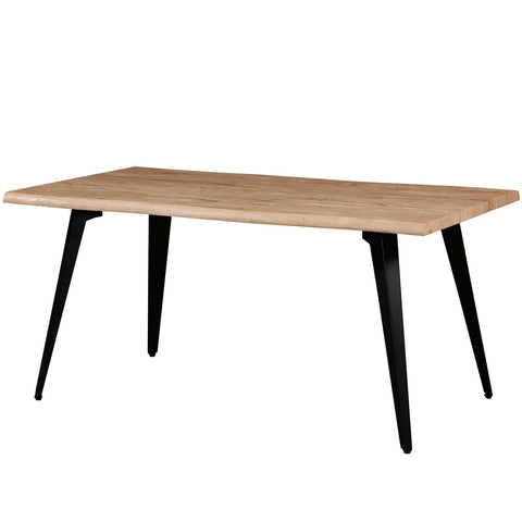 Ravenna 63" Rectangular Dining Table With MDF Tabletop and Metal Legs