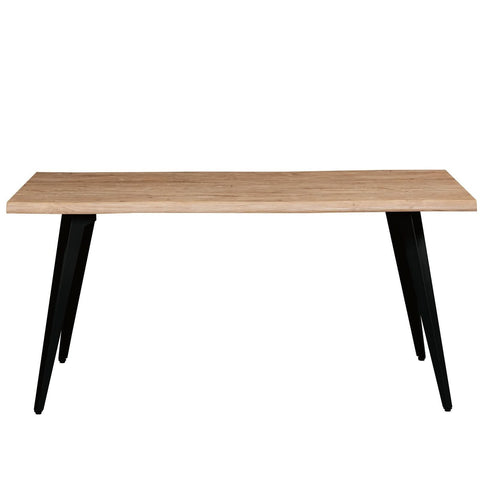 Ravenna 63" Rectangular Dining Table With MDF Tabletop and Metal Legs